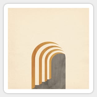 Abstract archway Sticker